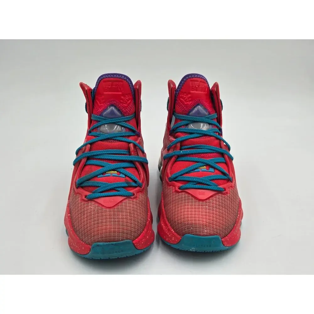 Nike LeBron 19 GS Kings Crown Red Basketball Shoes Size 5Y DD0418-600